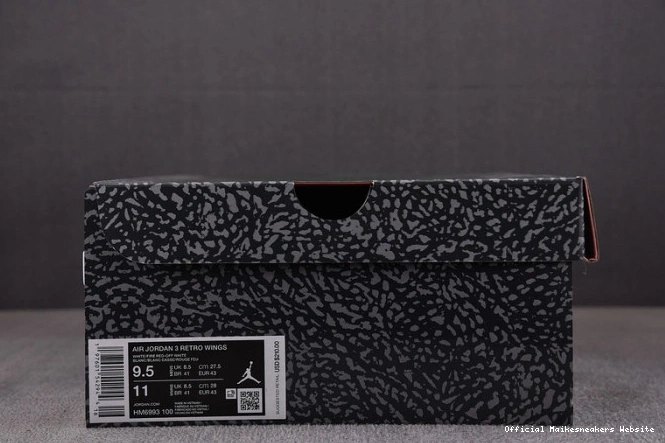 Official Maikesneakers Jordan HM6993-100 Wings Retro 3 0724